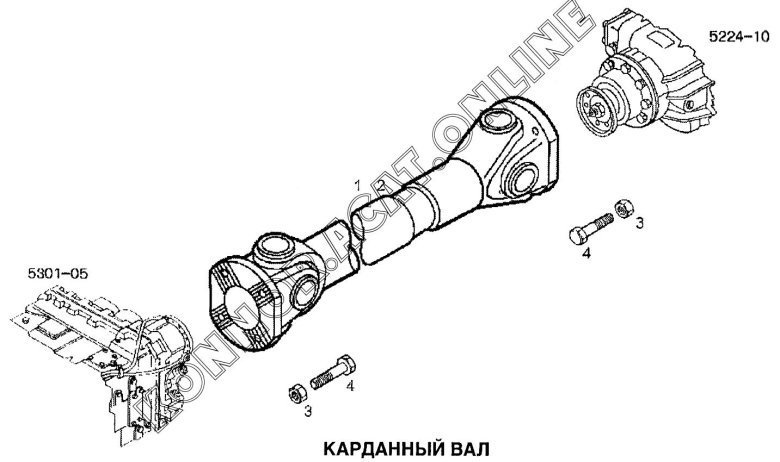 Болт карданный ивеко траккер