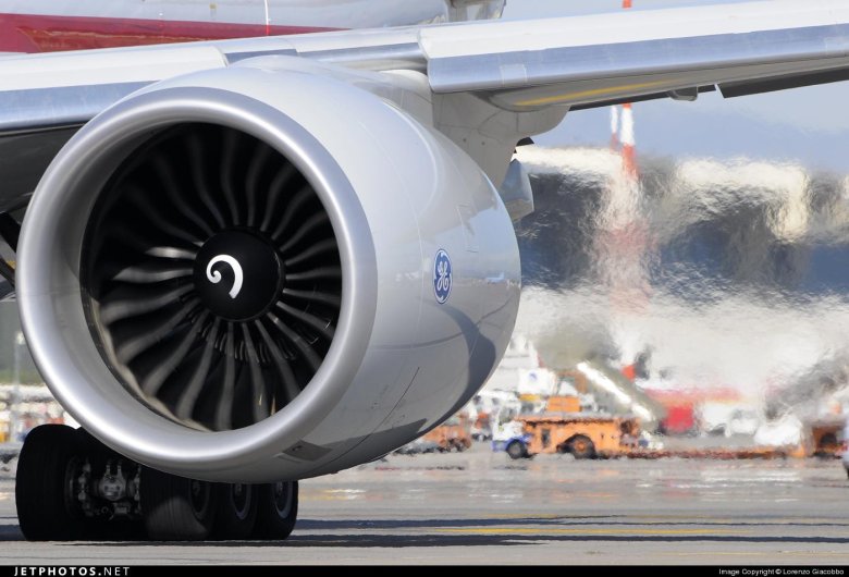 Турбина двигателя самолета