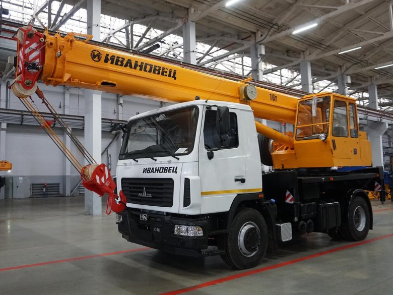 Автокран ивановец кс-35715