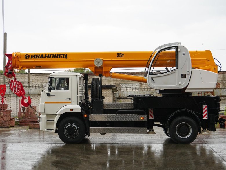 Автокран ивановец кс-55744