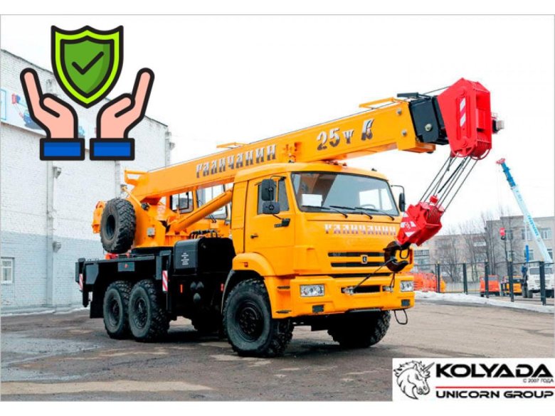 Камаз кран галичанин 25 тонн
