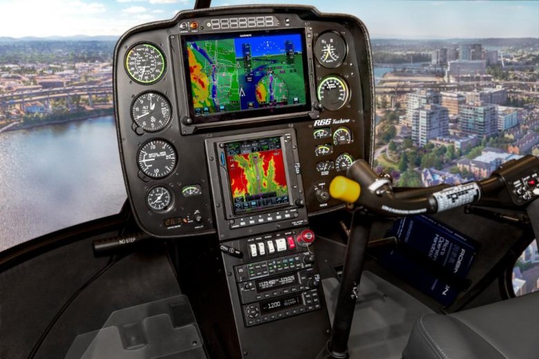 Robinson r66 кабина