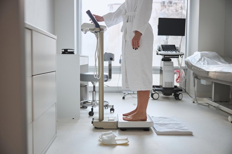 Взвешивание пациента