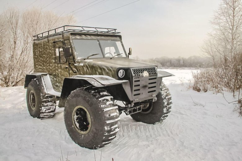 Снегоболотоход север-трак егерь