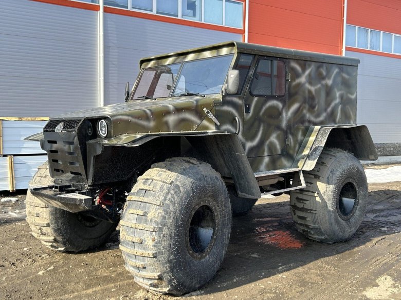 Вездеход на шинах низкого давления