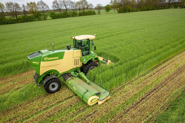 Самоходная косилка-плющилка big m 500