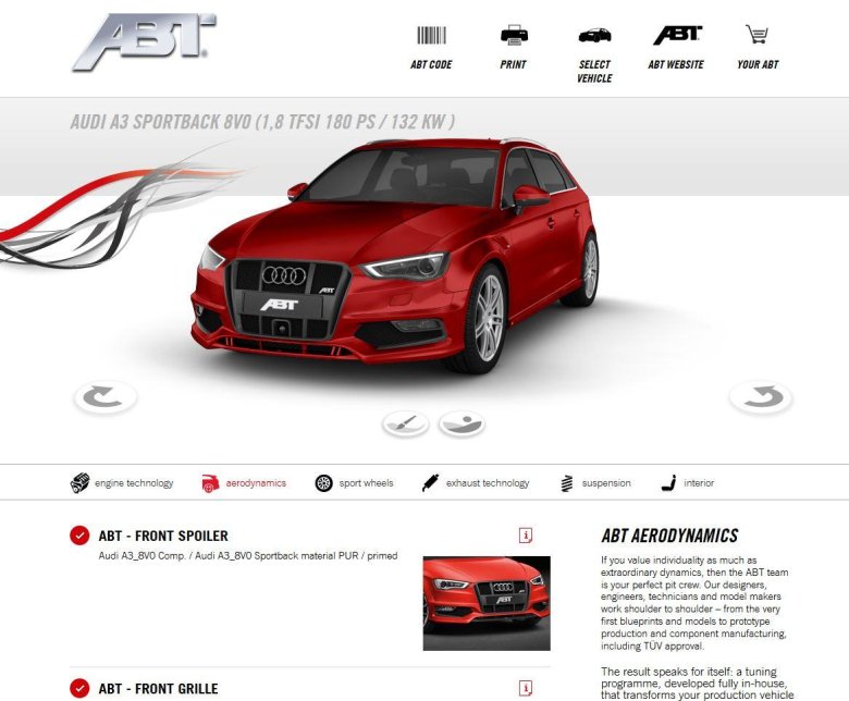 Audi a3 abt