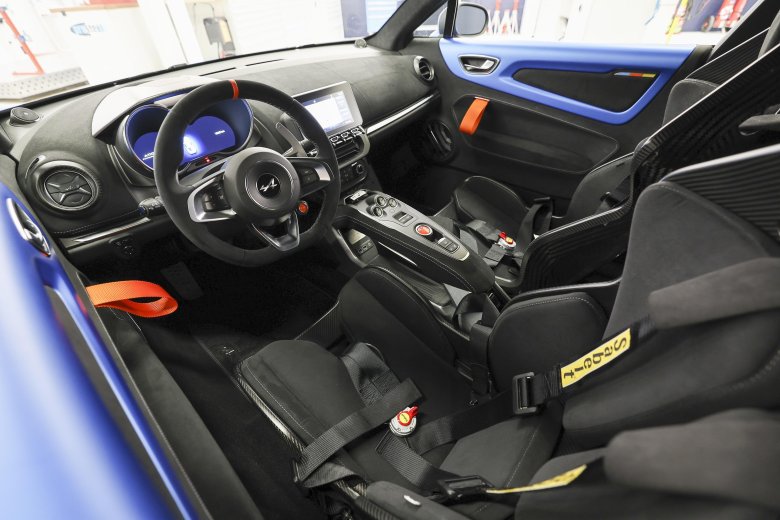 Alpine a110 interior