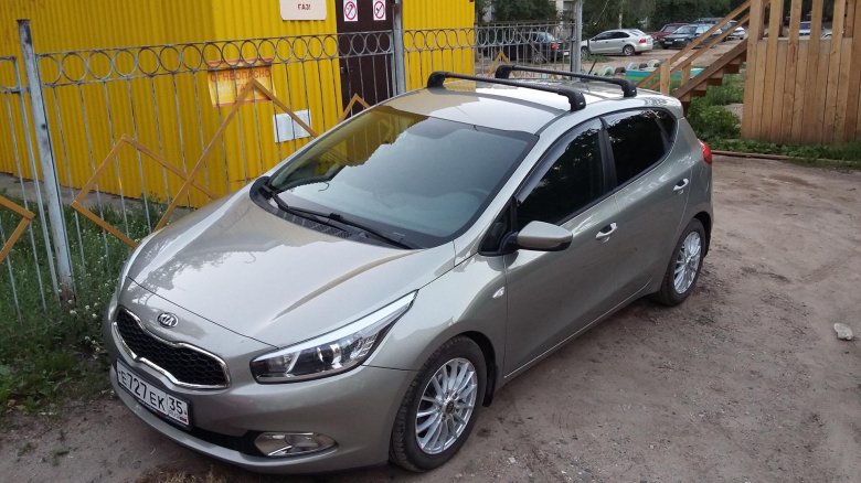 Багажник на крышу kia ceed
