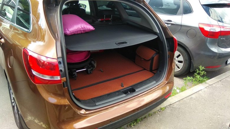 Багажник kia ceed jd sw