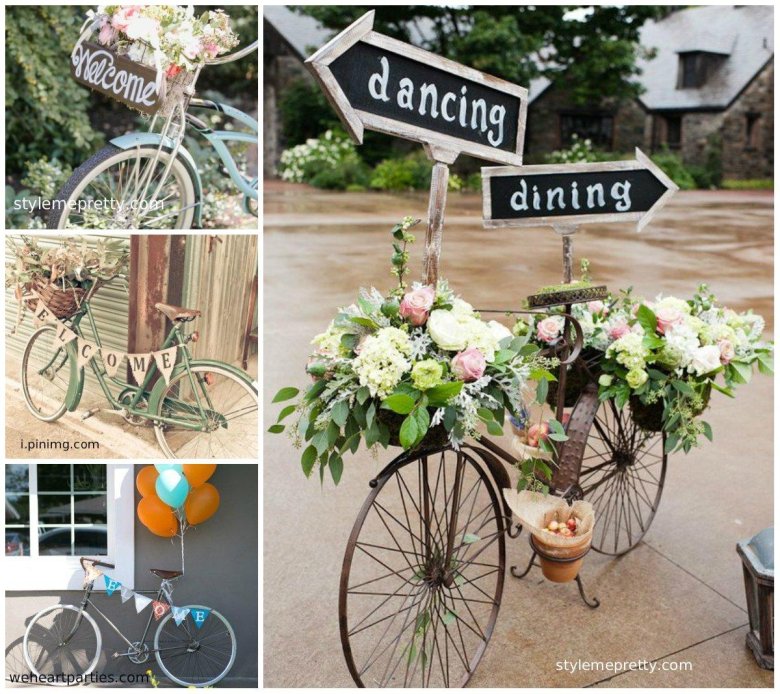 Фотозоны с велосипедом