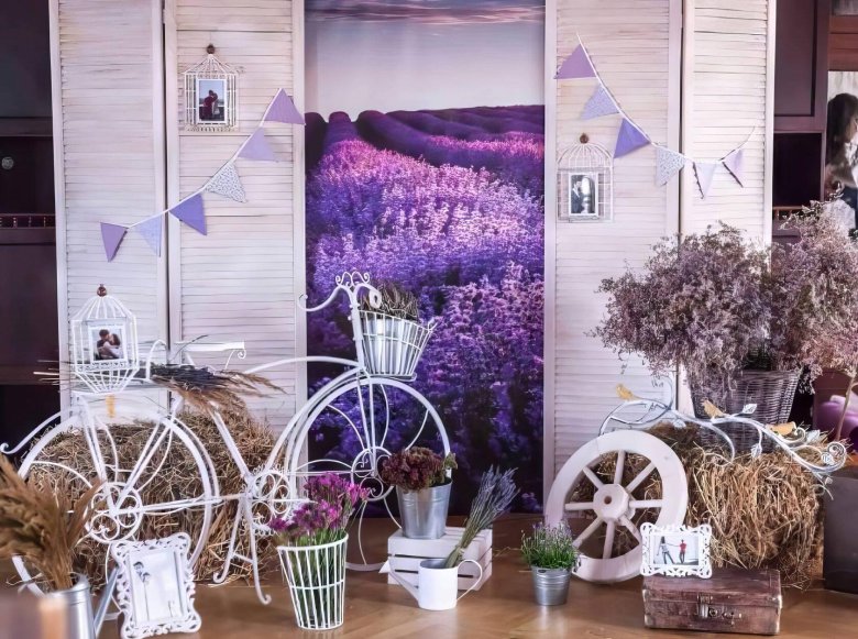 Прованс фотозона лаванда