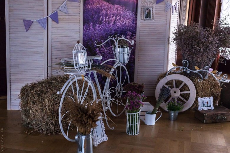 Фотозона в стиле прованс