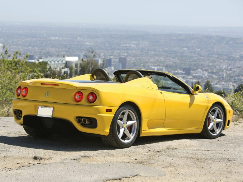 Ferrari 360 modena yellow