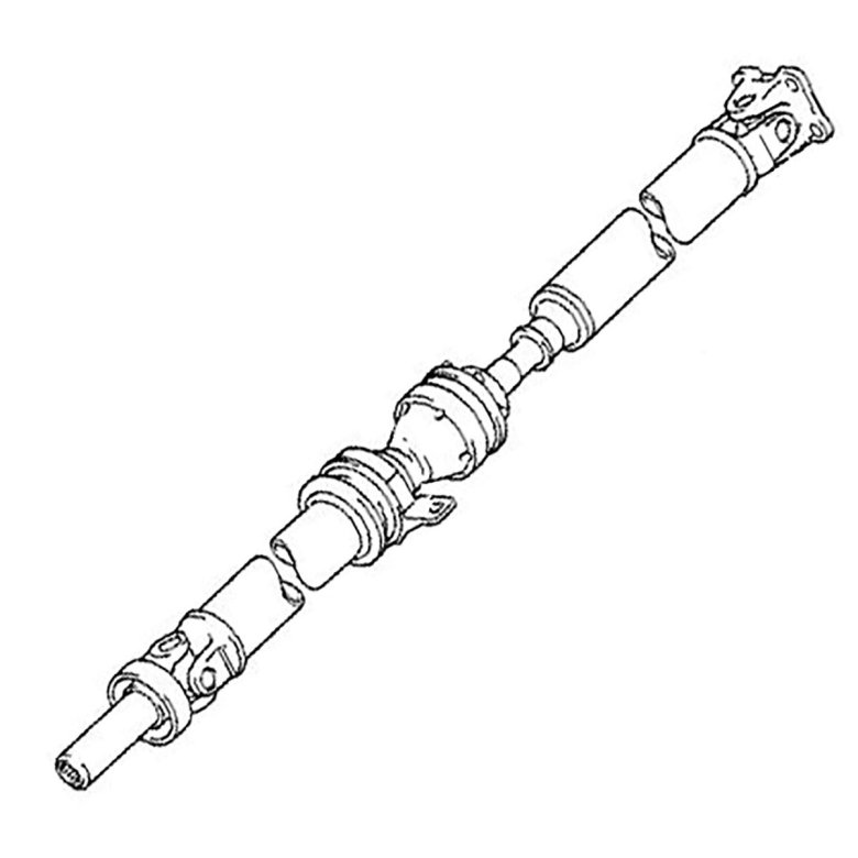 Схема карданного вала