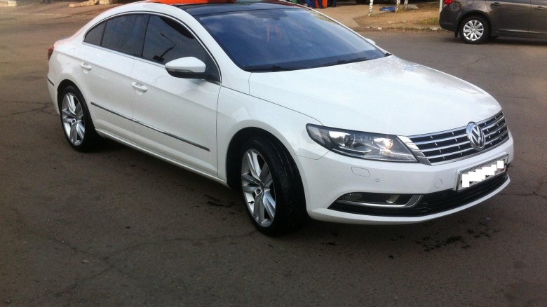 Volkswagen passat cc 2014 white