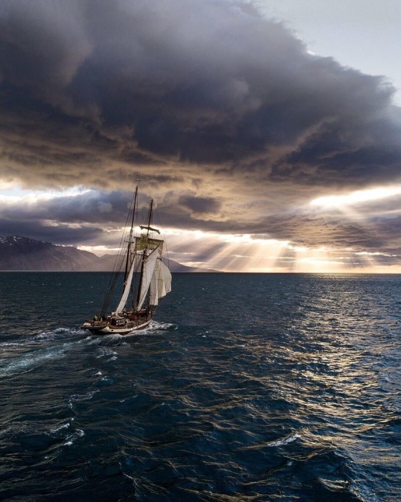 Корабли в море