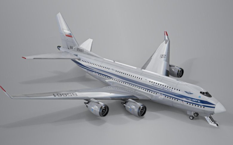 Модель самолета ил 96