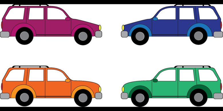 Рисунки для детей машинки