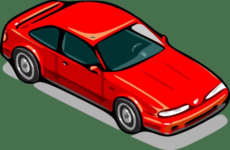 Машина рисунок на прозрачном фоне