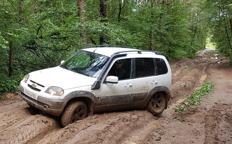 Нива шевроле по бездорожью