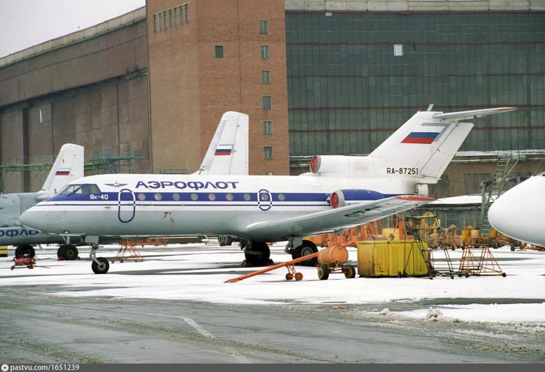 Як 40 аэрофлот ссср