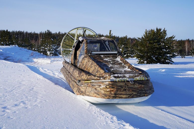 Аэролодка берег