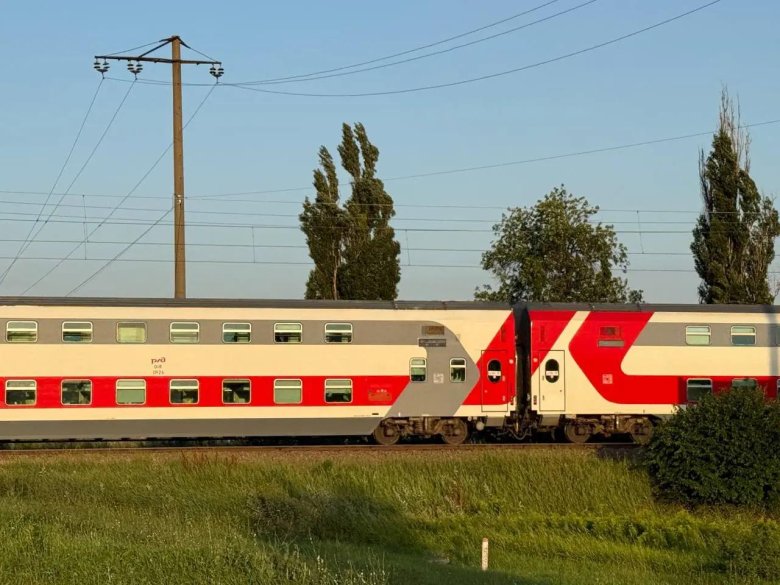 Двухэтажный поезд москва-смоленск 743ч/744ч