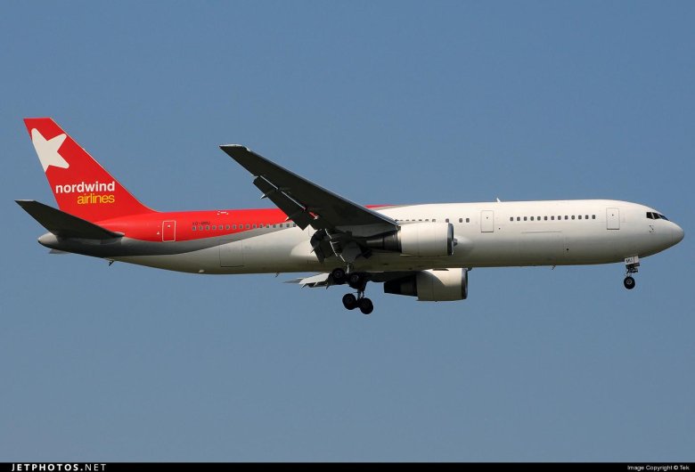 Самолёт nordwind airlines