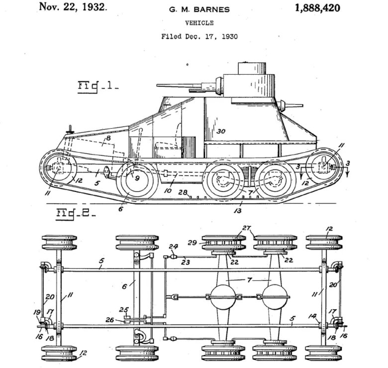 Leichttraktor лёгкий танк чертеж