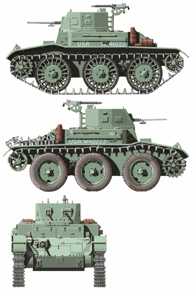 Колесно-гусеничный танк т4