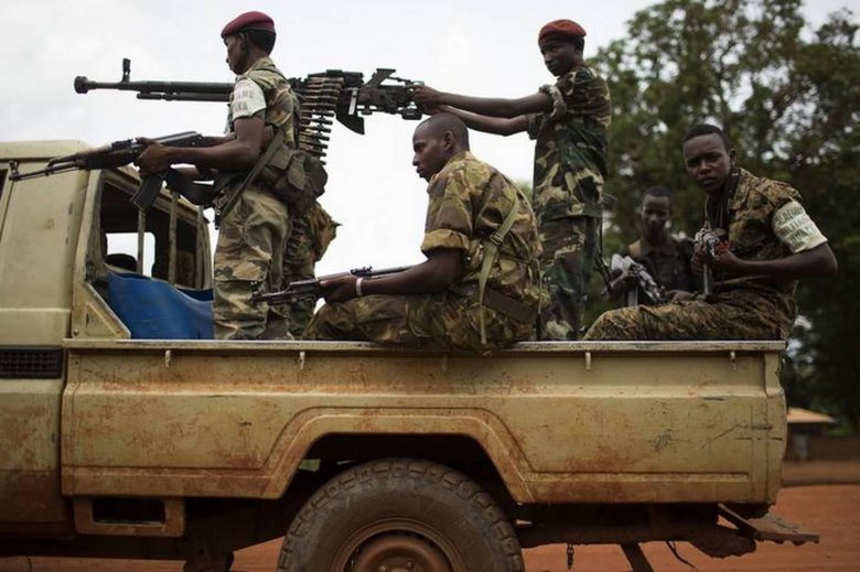 Русские военные в африке