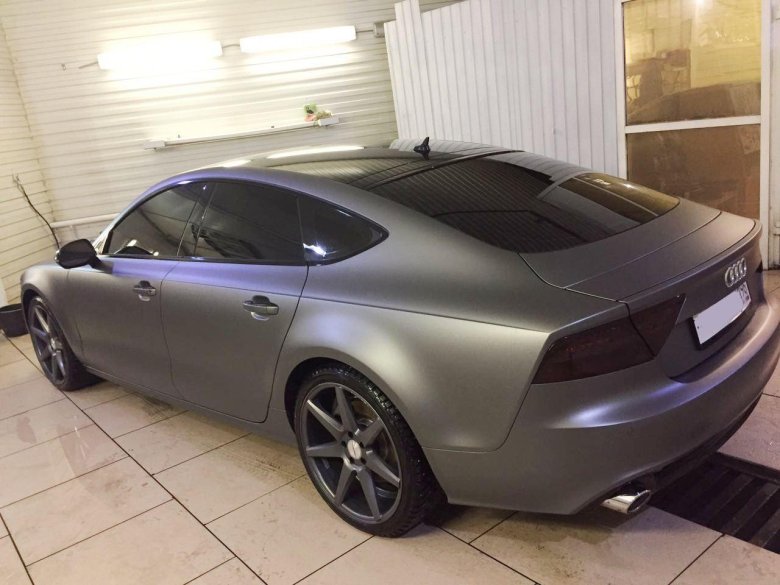 Пленка матовый титан хром