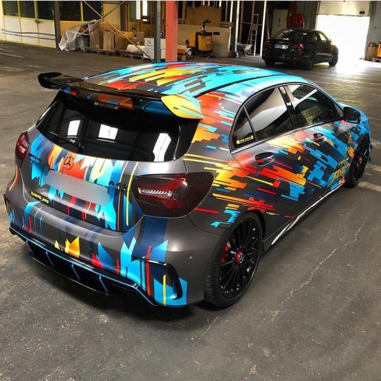 Винилы на мерседес amg a45