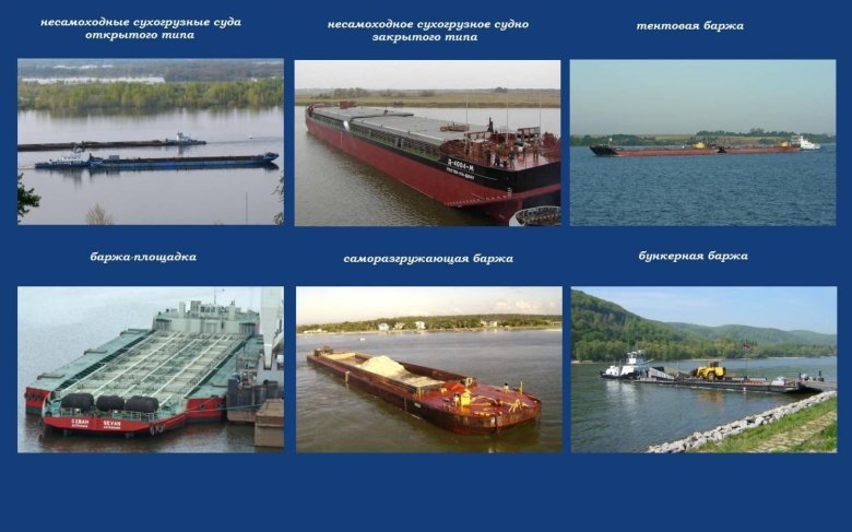 Речная баржа