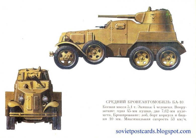 Ба 10 бронеавтомобиль