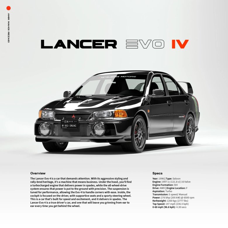 Mitsubishi lancer evolution 4