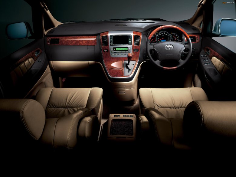 Тойота альфард 2005 салон