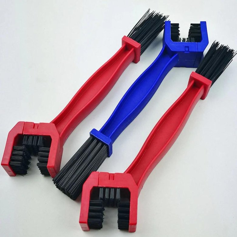 Щетка для чистки цепи мотоцикла и велосипеда