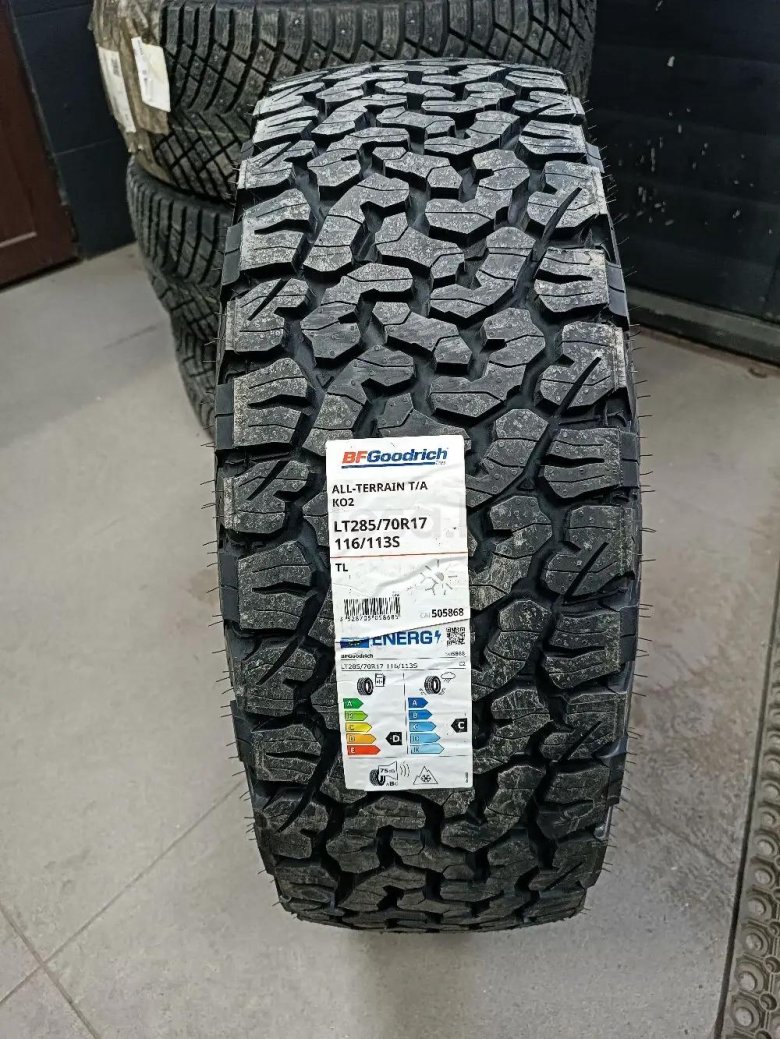 Bfgoodrich all terrain t/a ko2 225/65 r17