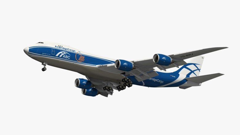 Модель самолета boeing 747