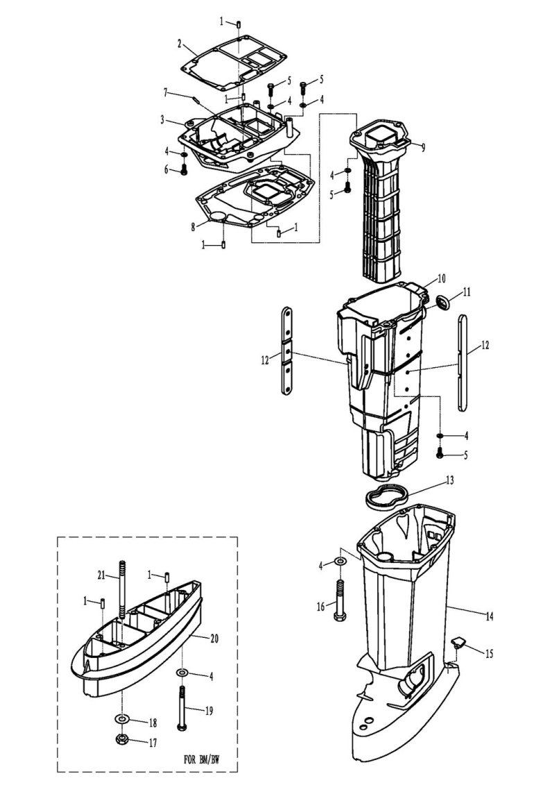 Подвесной лодочный мотор mercury