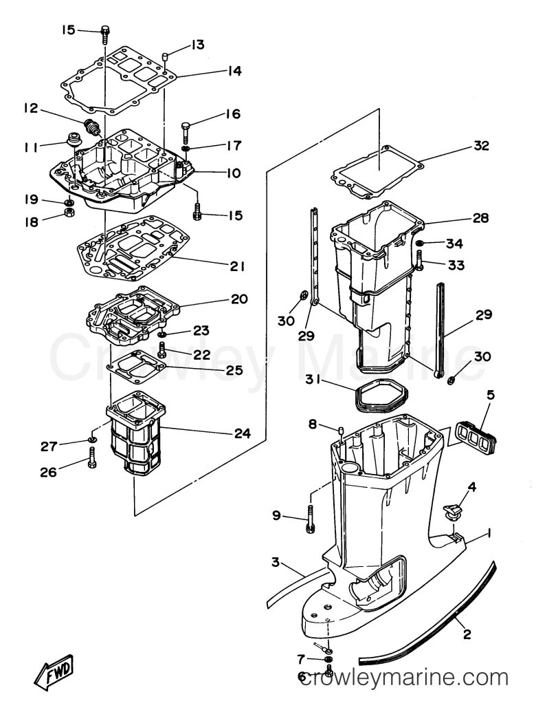 Подвесной лодочный мотор yamaha