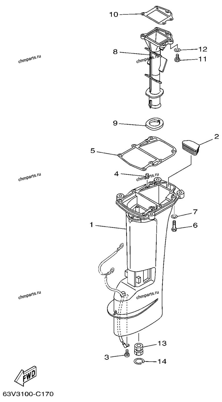Для лодочного мотора yamaha