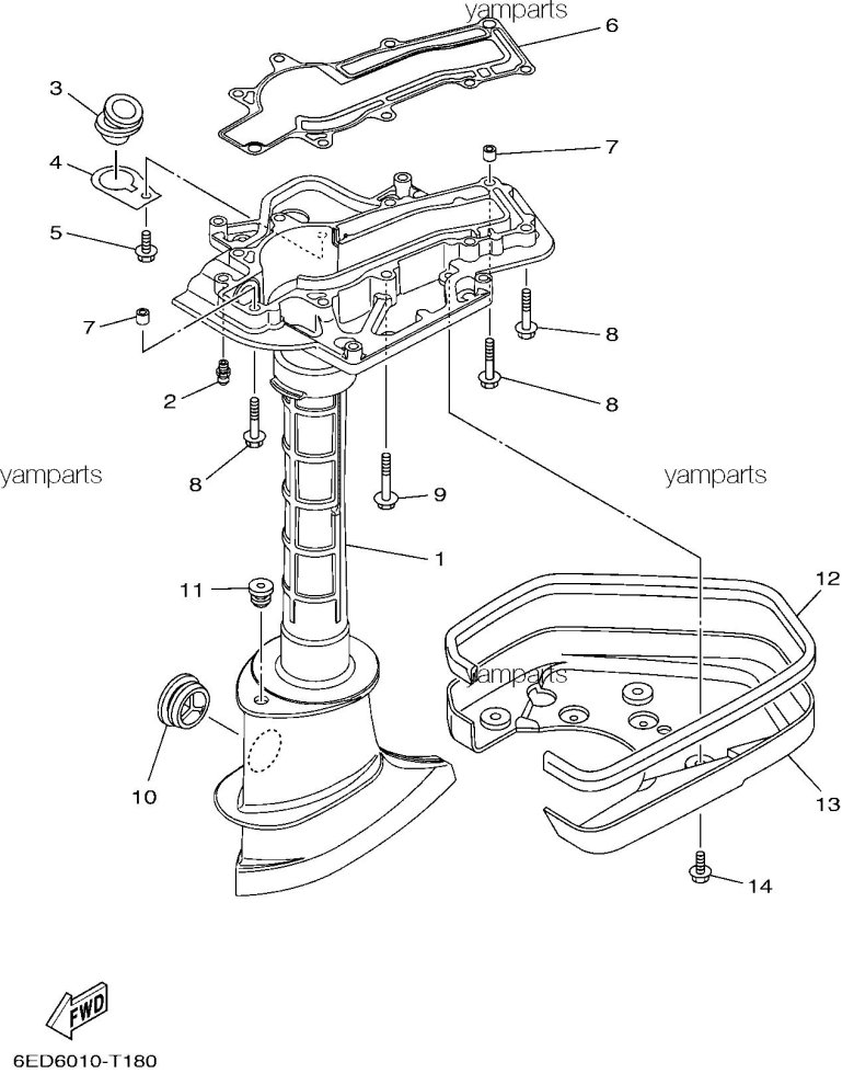 Лодочный мотор ямаха 9