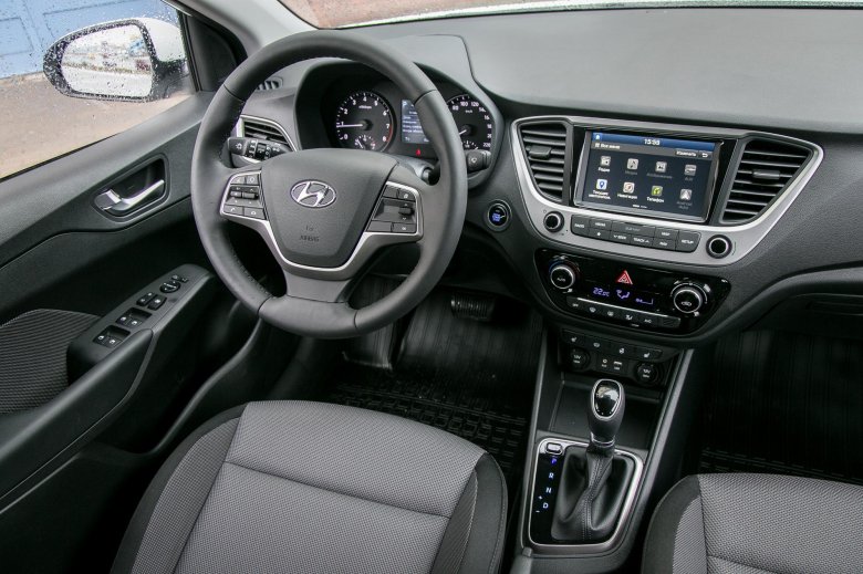 Hyundai solaris 2017 салон