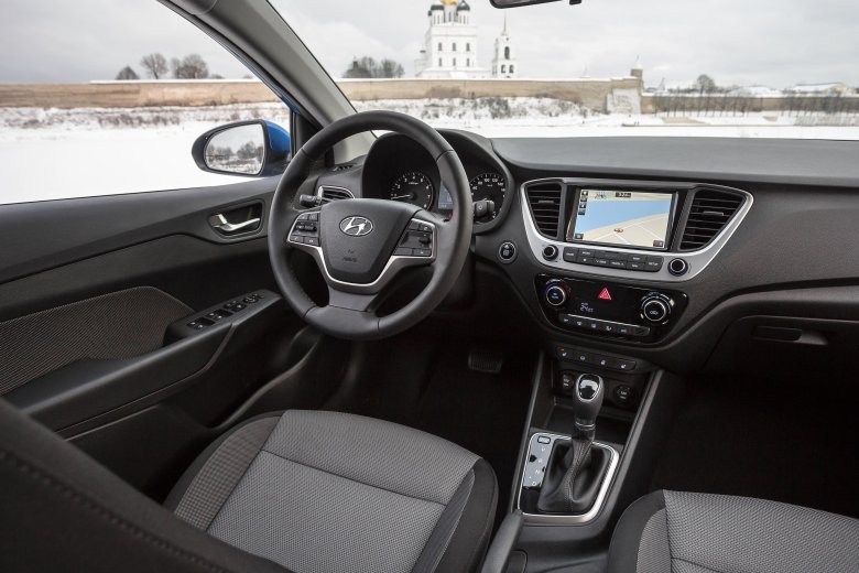Hyundai solaris 2018 салон