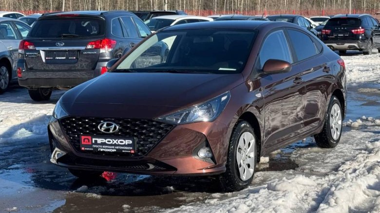 Хендай солярис 2022 коричневый