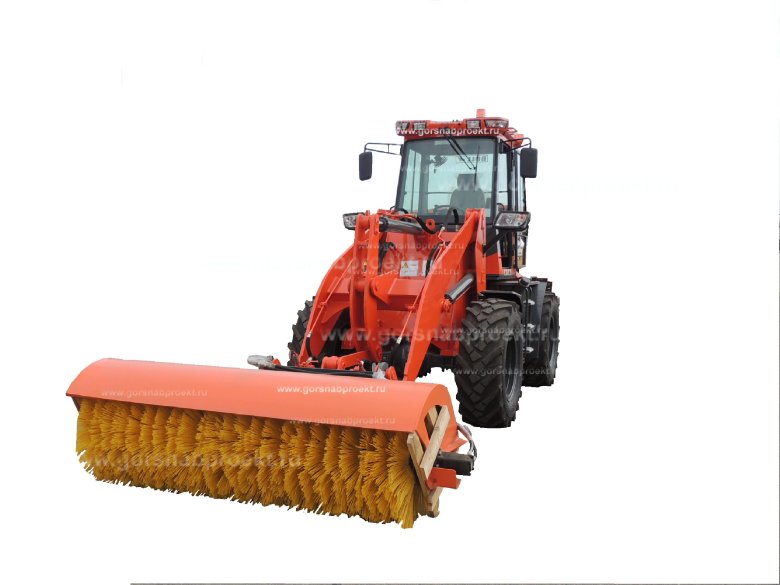 Щетка снегоуборочная на фронтальный погрузчик