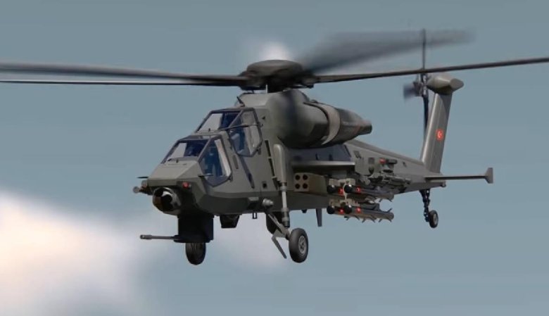 Турецкий ударный вертолет atak-2